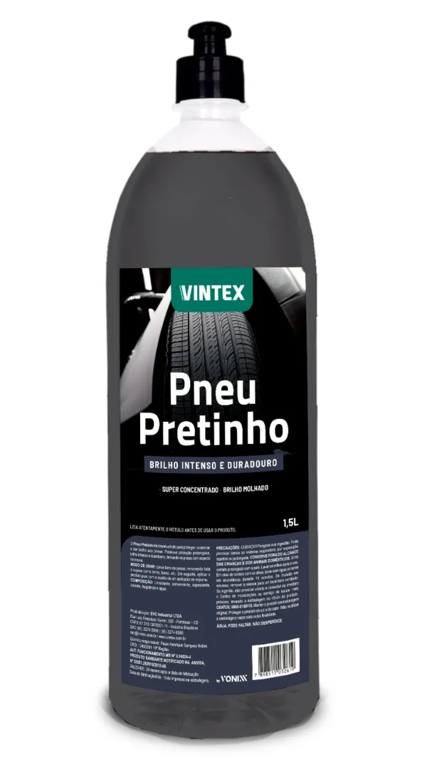 Pneu Pretinho Vintex 1,5 Litro