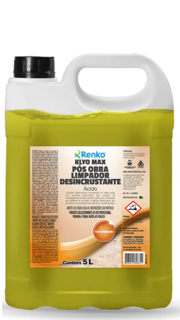 Klyo Max 5 Litros Desincrustante