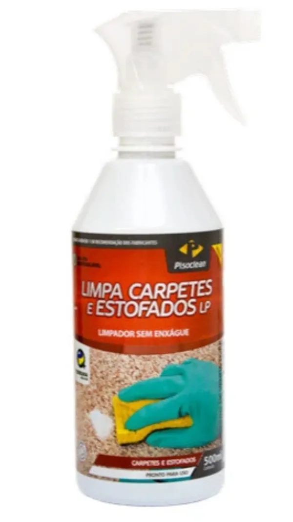 Limpa Carpetes e Estofados 500 ml Pisoclean
