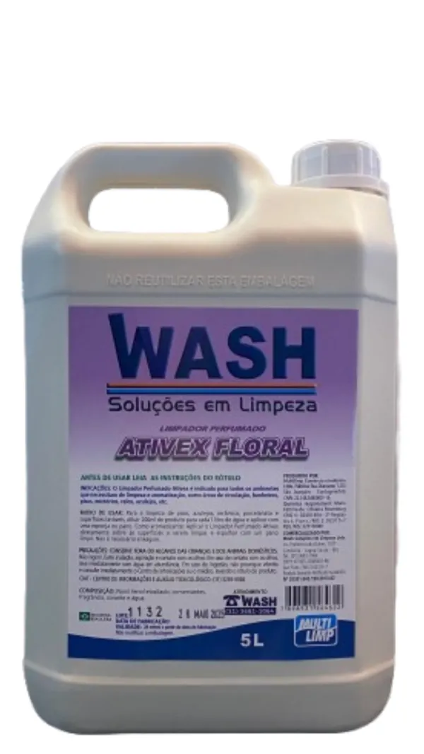 Desinfetante Floral 5 lts Wash