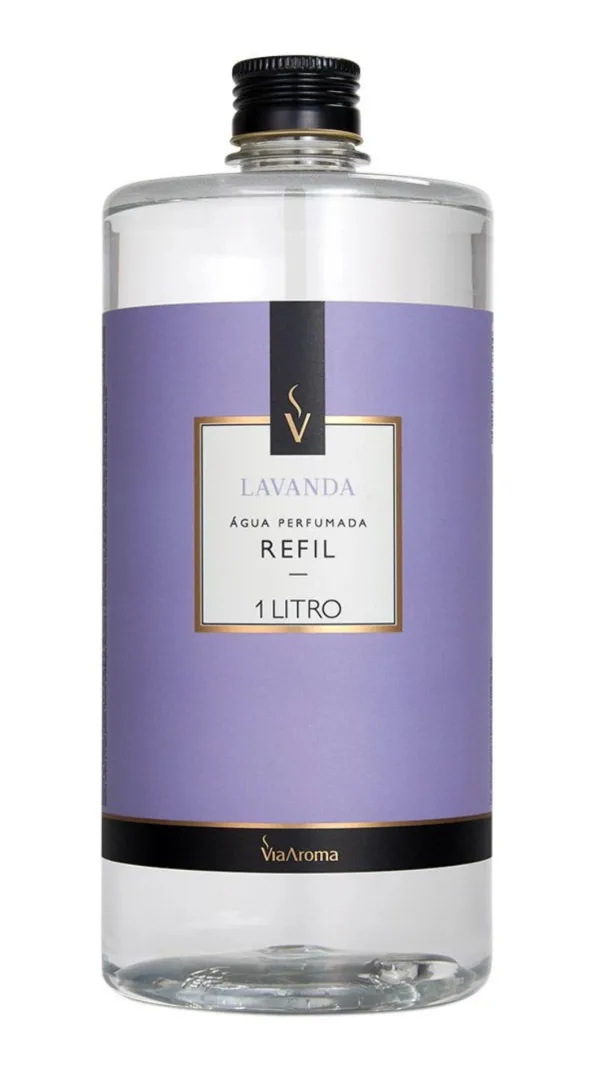 Refil Agua Perfumada Lavanderia 1 Litro Via Aroma