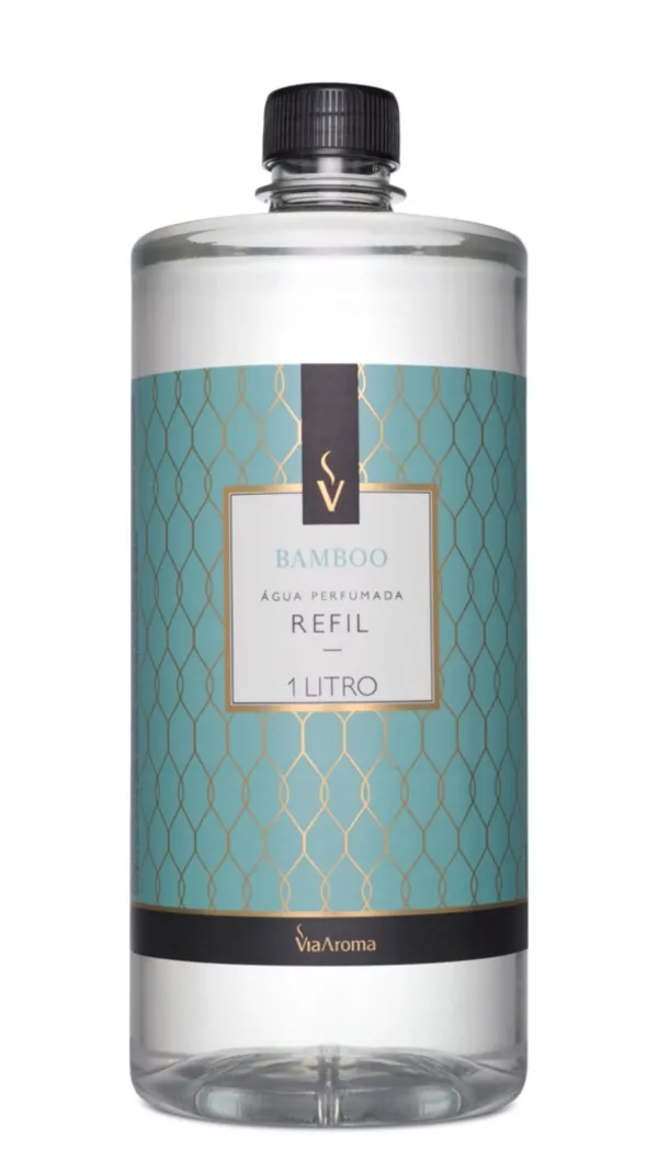 Refil Agua Perfumada Bamboo 1 Litro Via Aroma