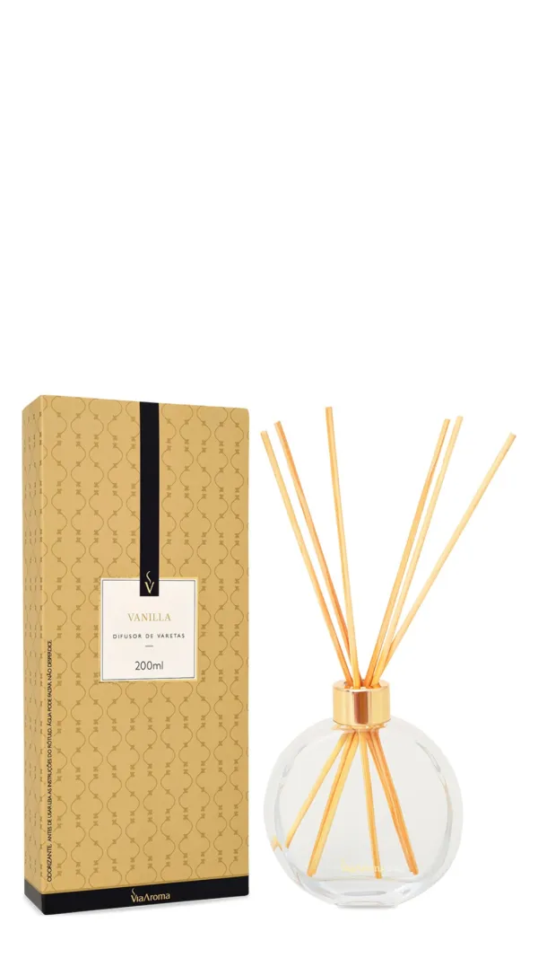 Difusor de Varetas Vanilla 200ml Via Aroma