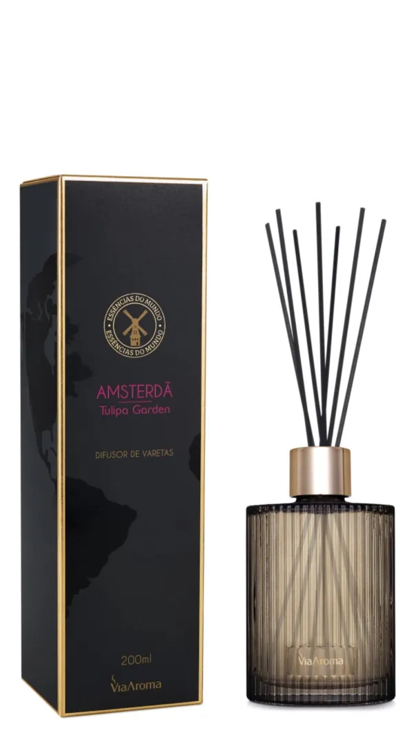 Difusor de Varetas Amsterda 200ml Via Aroma