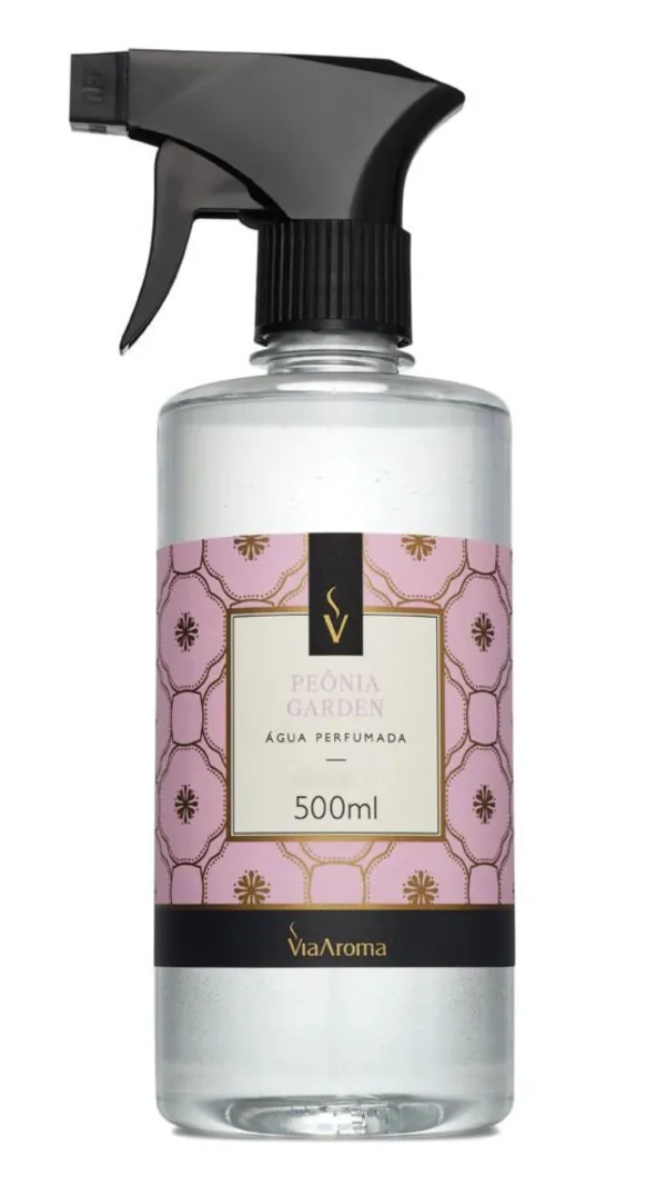 Agua Perfumada Peonia Garden 500ml Via Aroma