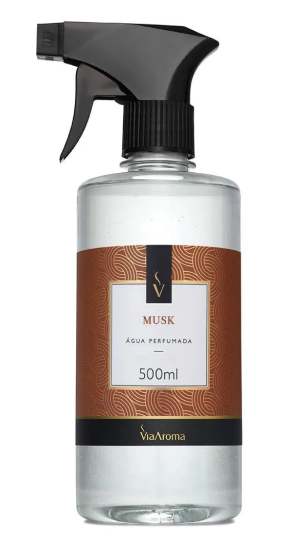 Agua Perfumada Musk 500ml Via Aroma