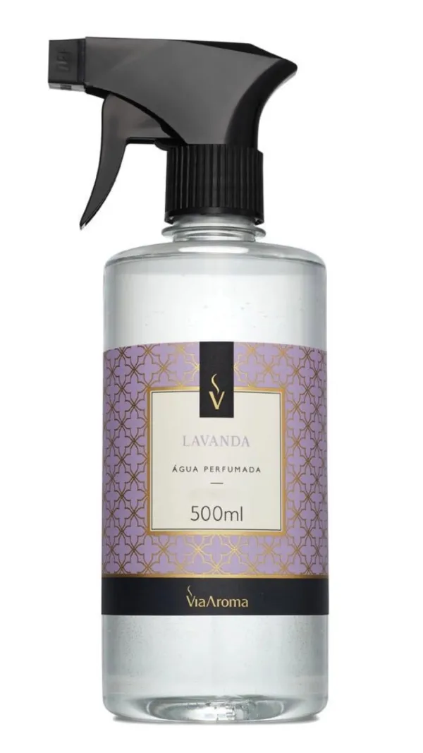 Agua Perfumada Lavanda 500ml Via Aroma
