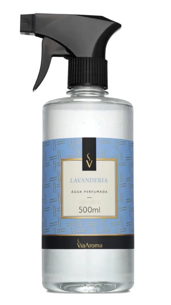 Agua Perfumada Lavanderia 500ml Via Aroma