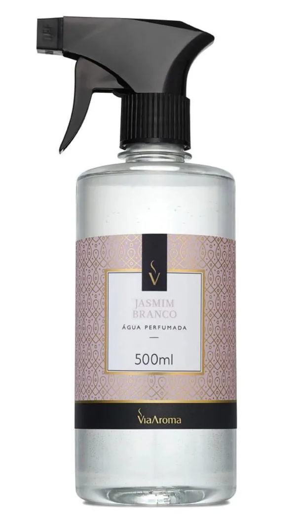 Agua Perfumada Jasmin Branco 500ml Via Aroma