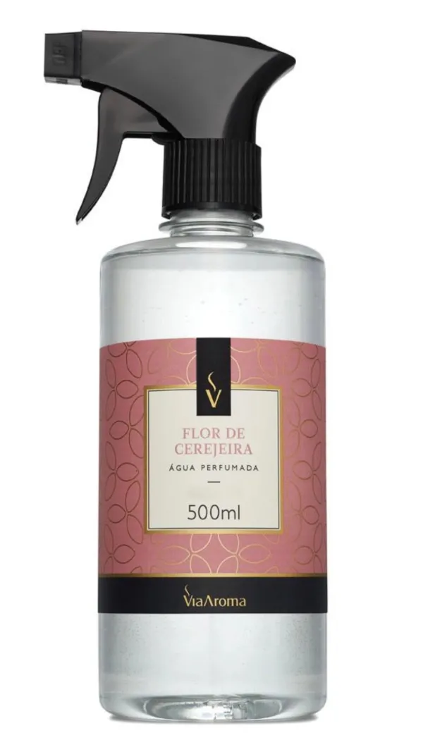 Agua Perfumada Flor de Cerejeira 500ml Via Aroma