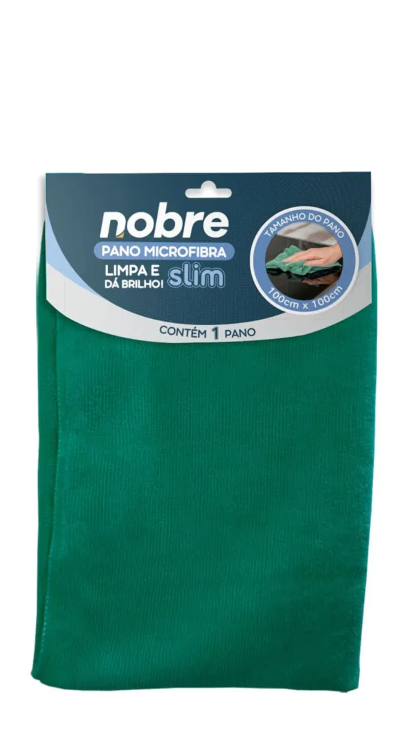 Pano Microfibra Slim 100 x 100 Verde