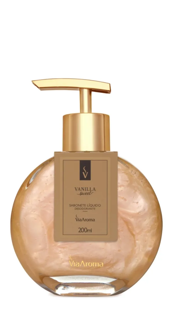 Sabonete Liquido Vanilla Sweet 200ml Via Aroma