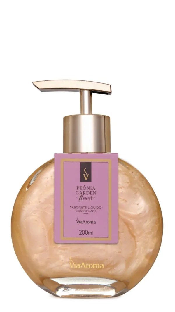 Sabonete Liquido Peonia Garden 200ml Via Aroma