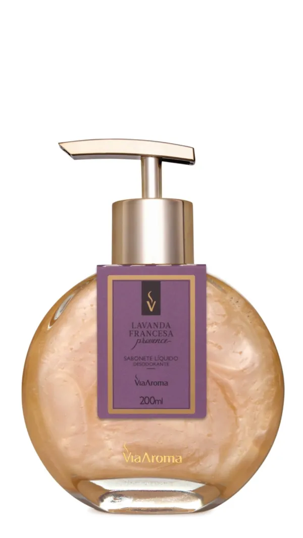 Sabonete Liquido Lavanda Francesa 200ml Via Aroma
