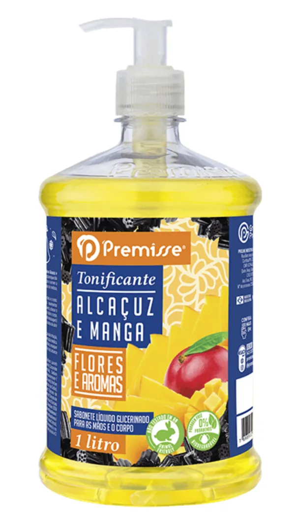 Sabonete Premisse Alcacuz e Manga 1 Litro