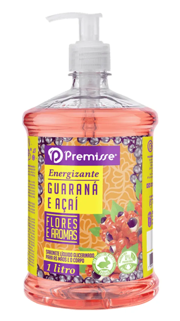 Sabonete Premisse Açai e Guarana 1 Litro