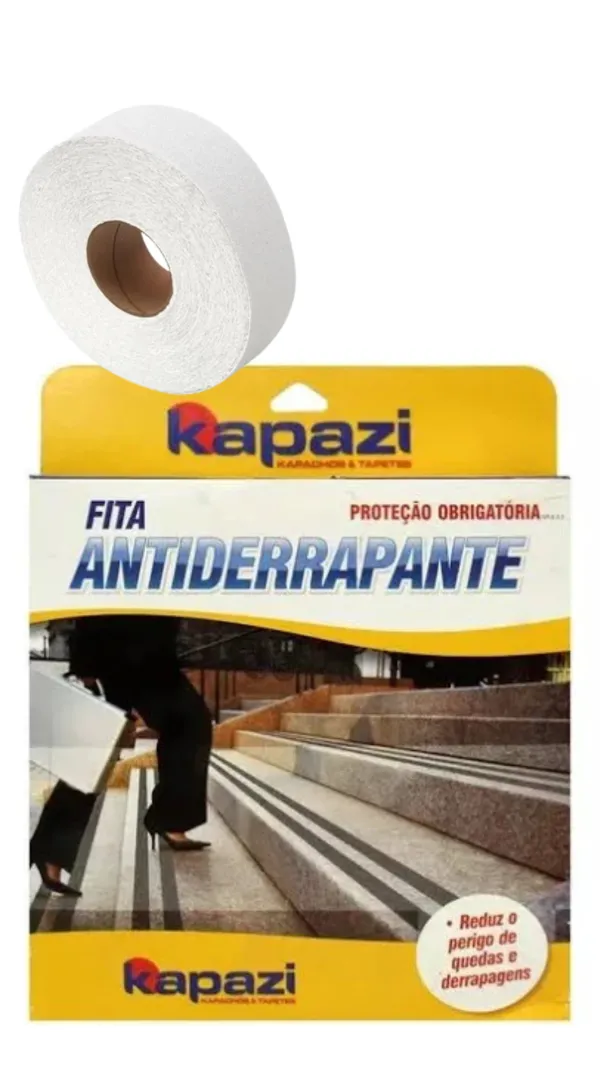 Fita Antiderrapante 20 Metros Transparente Kapazi