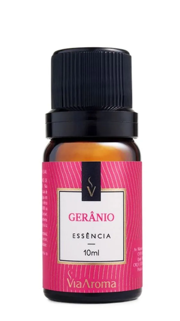 Essencia Geranio 10ml Via Aroma