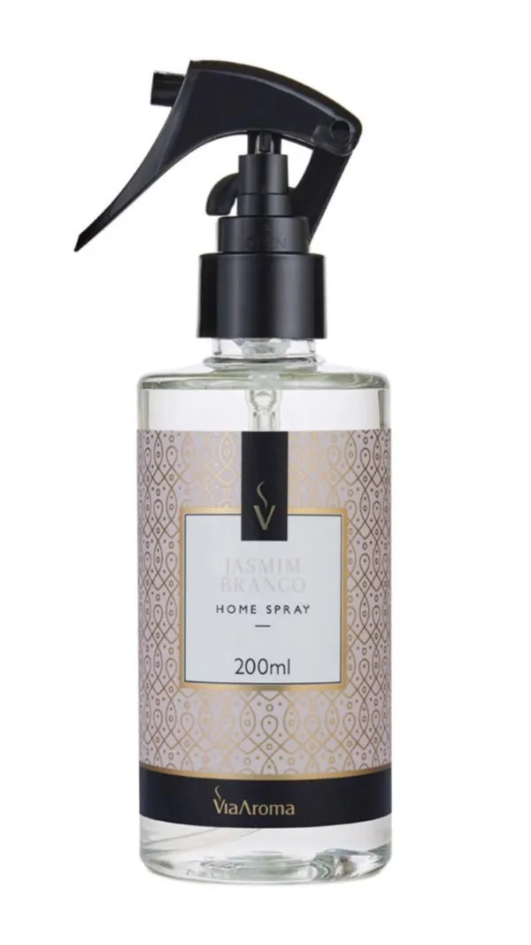 Home Spray Jasmim Branco 200ml Via Aroma
