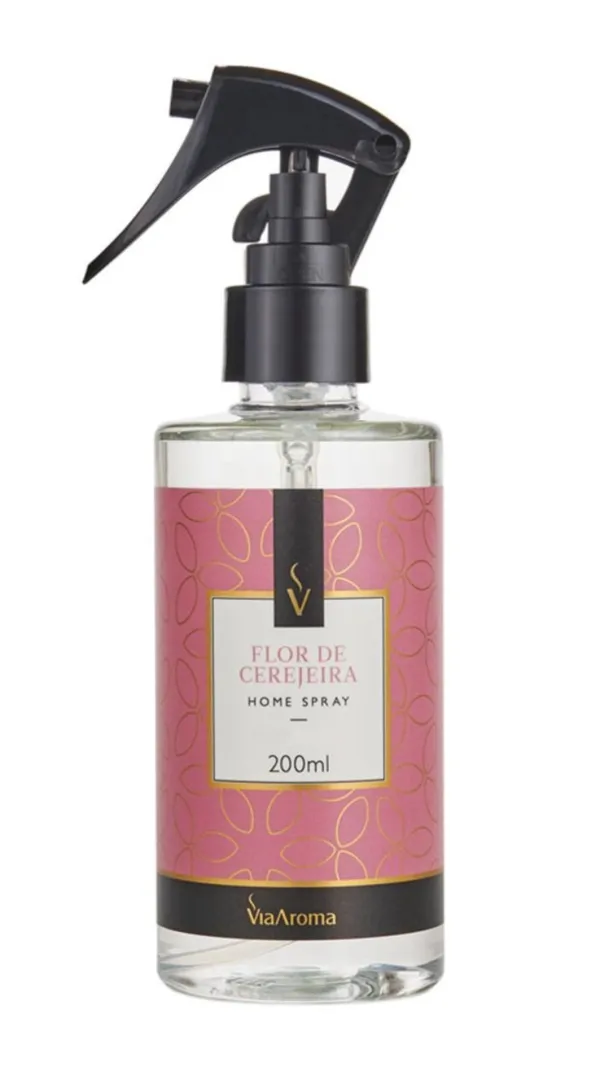 Home Spray Flor de Cerejeira 200ml Via Aroma