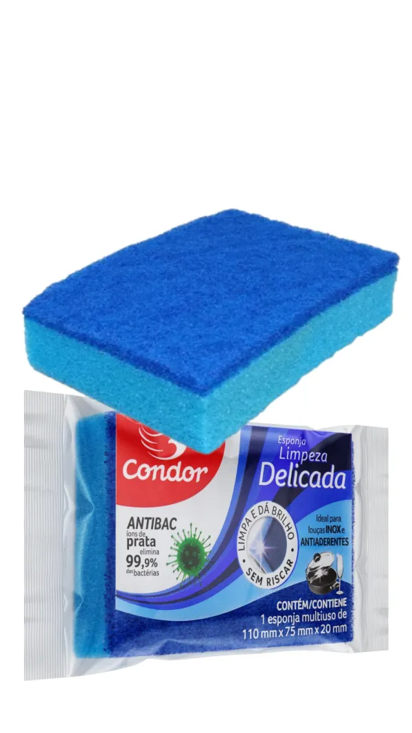 Esponja Delicada Azul Condor