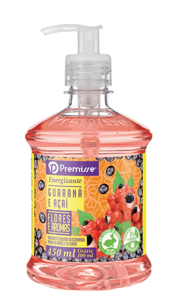 Sabonete Premisse Acai e Guarana 450ml