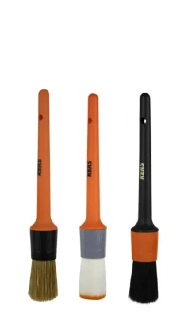 Kit 3 Pinceis Cerdas Naturais Kers