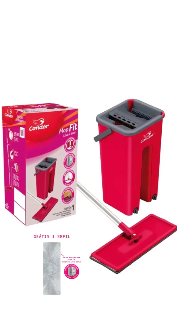 Mop Fit Lava e Seca Condor