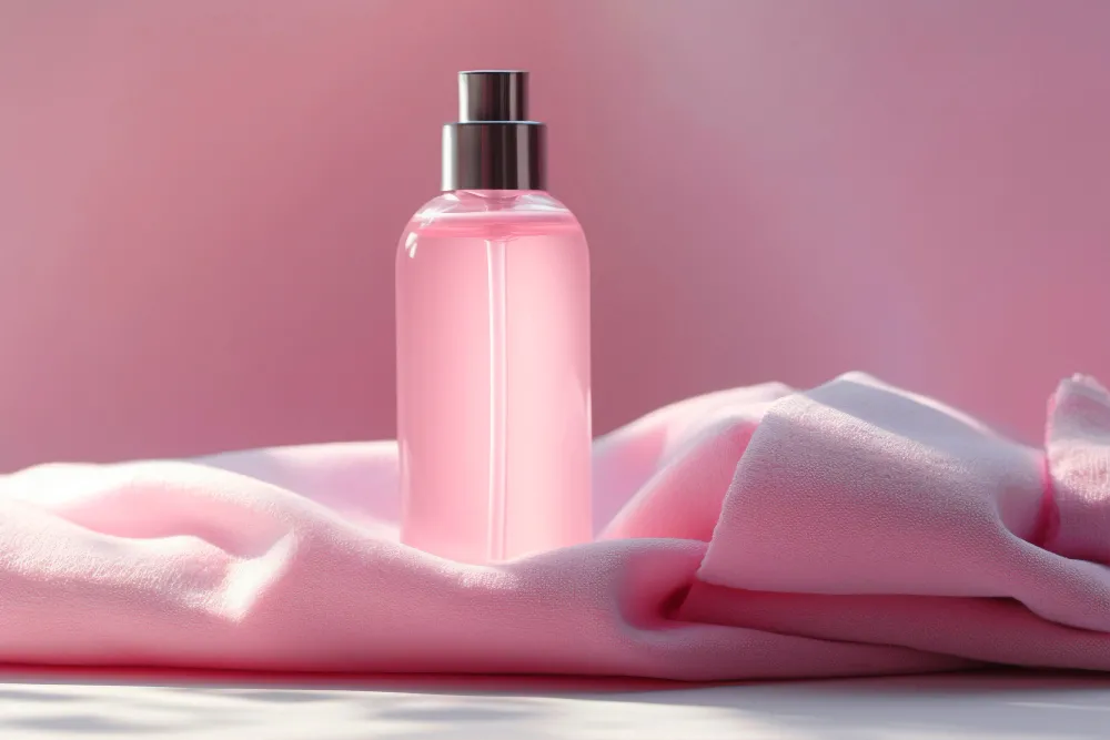 Água perfumada para tecidos