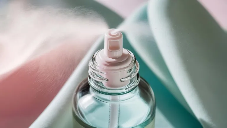 Água perfumada para tecidos